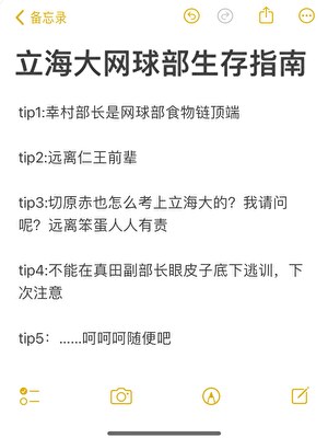 立海大网球部生存指南